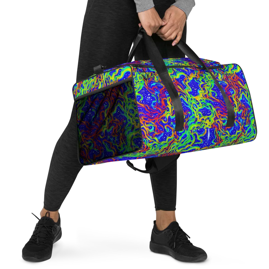 Cosmic Liquefaction on Duffle Bag — Right Front