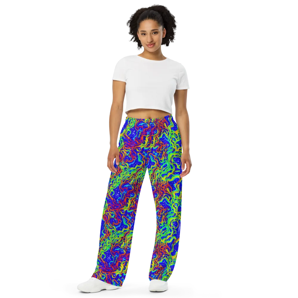 Cosmic Liquefaction on Wide-Leg Pants — Front