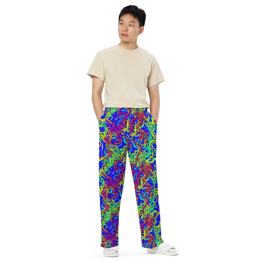Cosmic Liquefaction on Wide-Leg Pants — Front