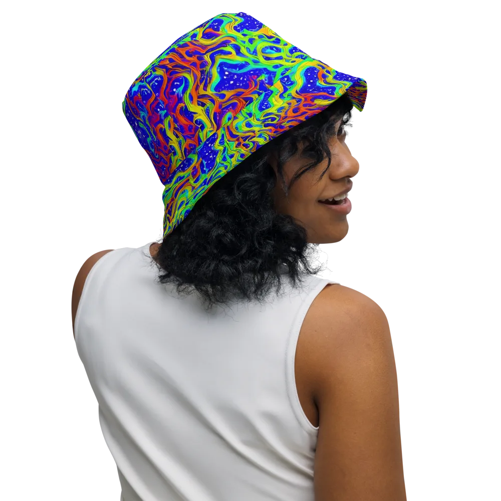 Cosmic Liquefaction on Reversible Bucket Hat — Right Outside