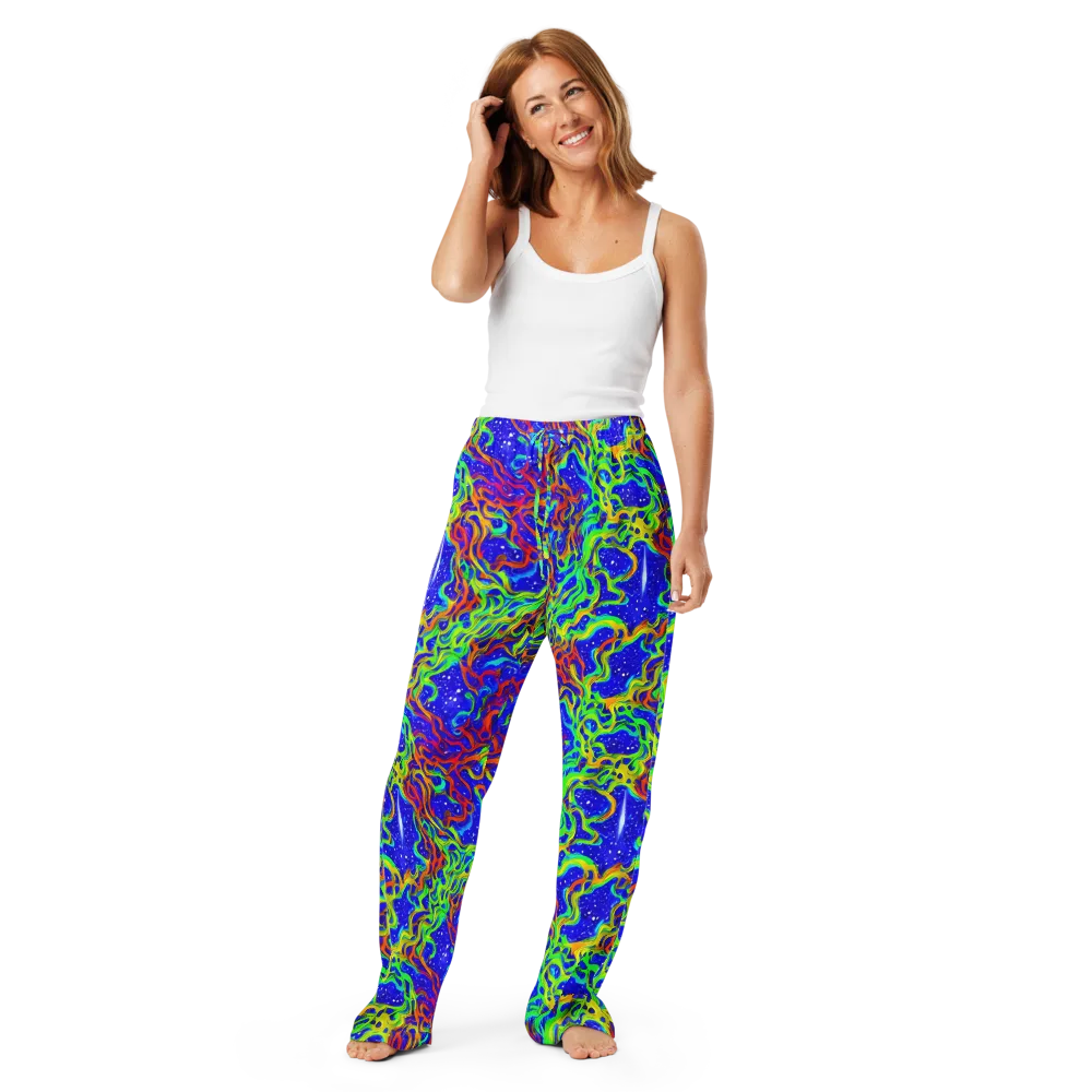 Cosmic Liquefaction on Women's Pajama Pants — Front