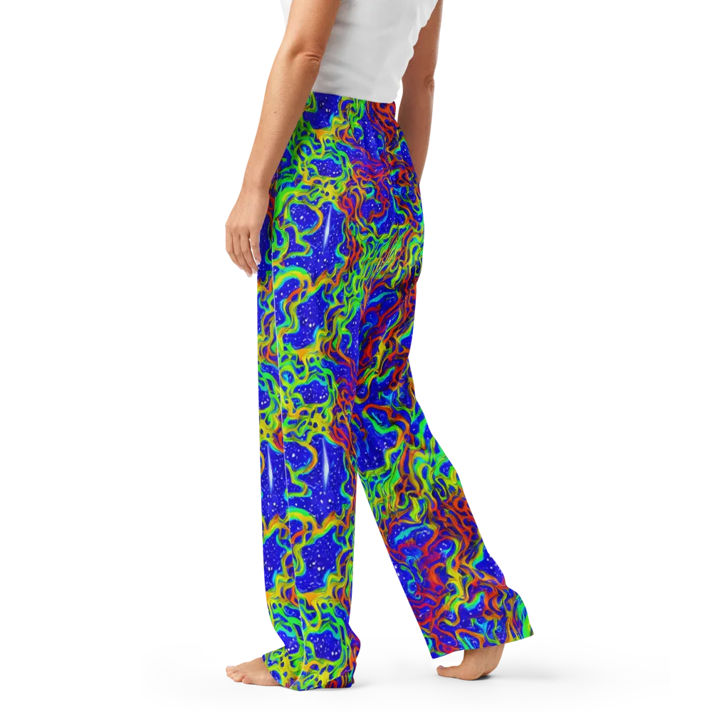 Cosmic Liquefaction on Women's Pajama Pants — Left