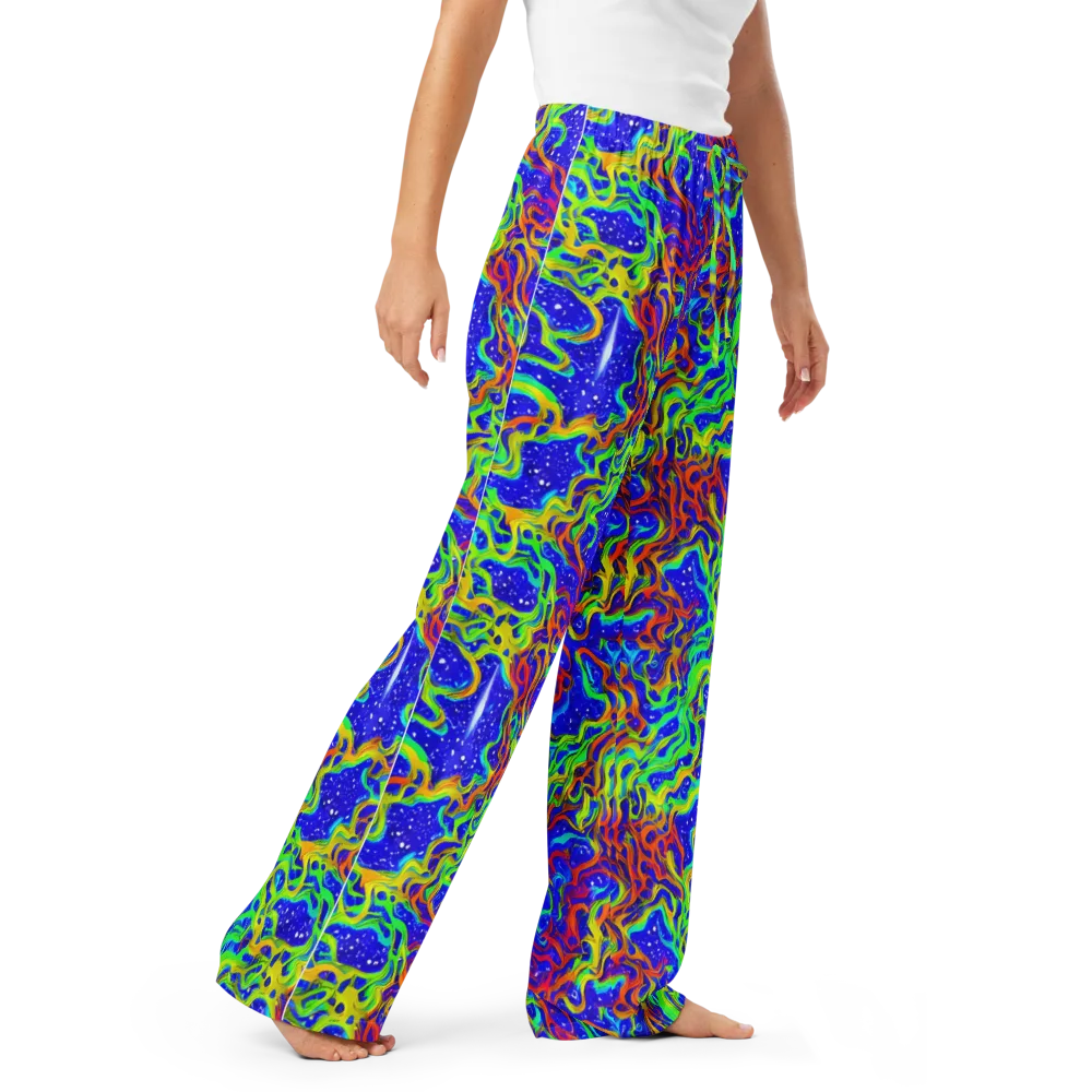 Cosmic Liquefaction on Women's Pajama Pants — Right Front