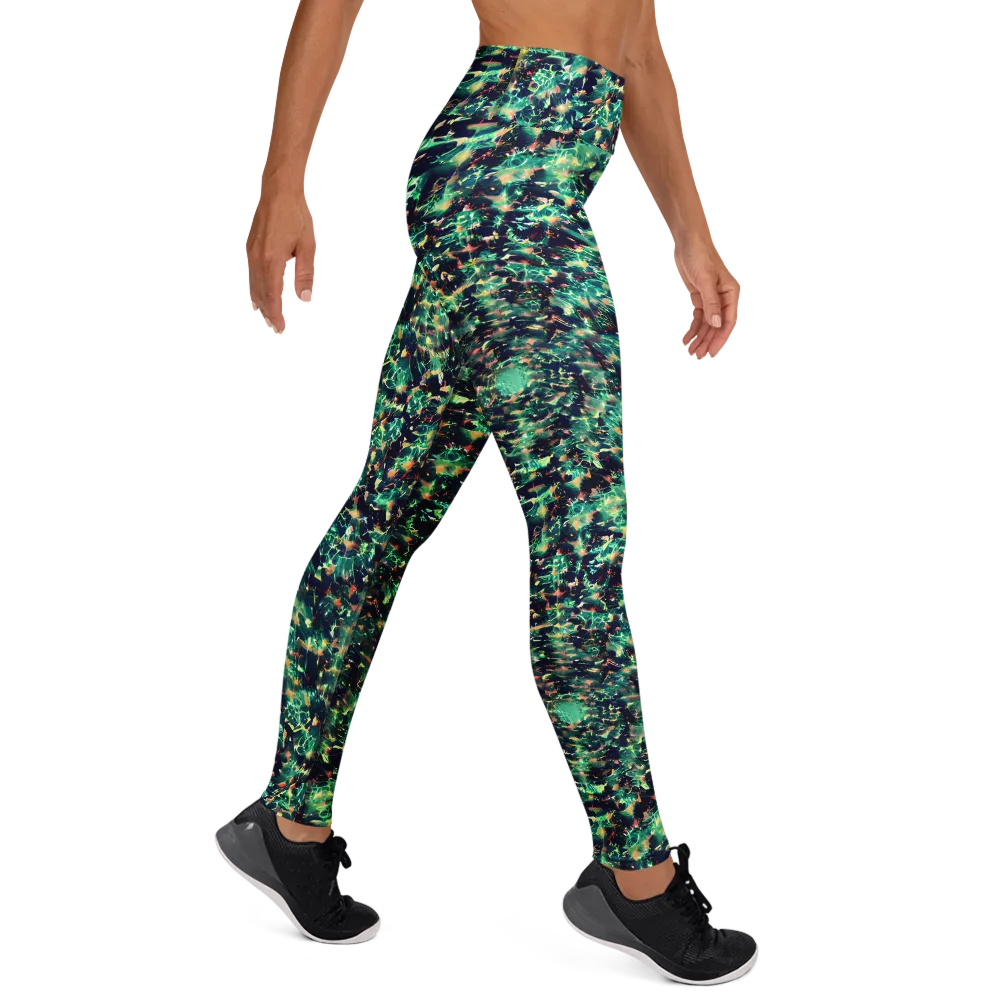 Neon Canopy on Yoga Leggings — Right
