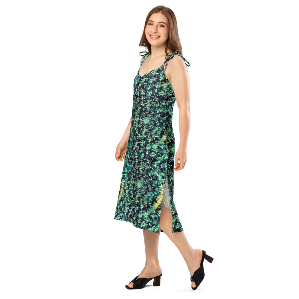 Neon Canopy on Slip Dress — Left Front