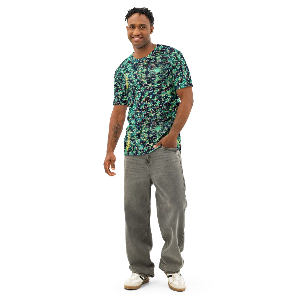 Neon Canopy on Men's Cotton Crew Neck T-Shirt — Front