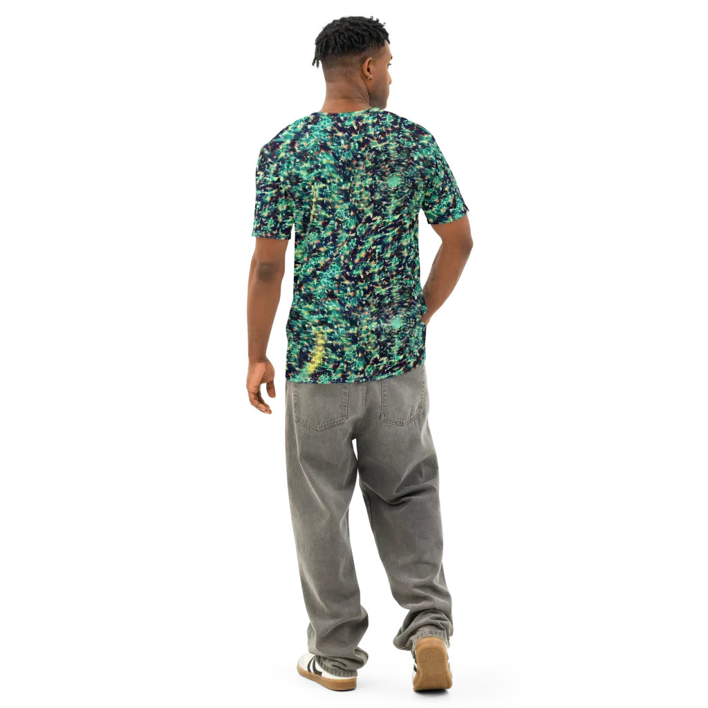 Neon Canopy on Men's Cotton Crew Neck T-Shirt — Back