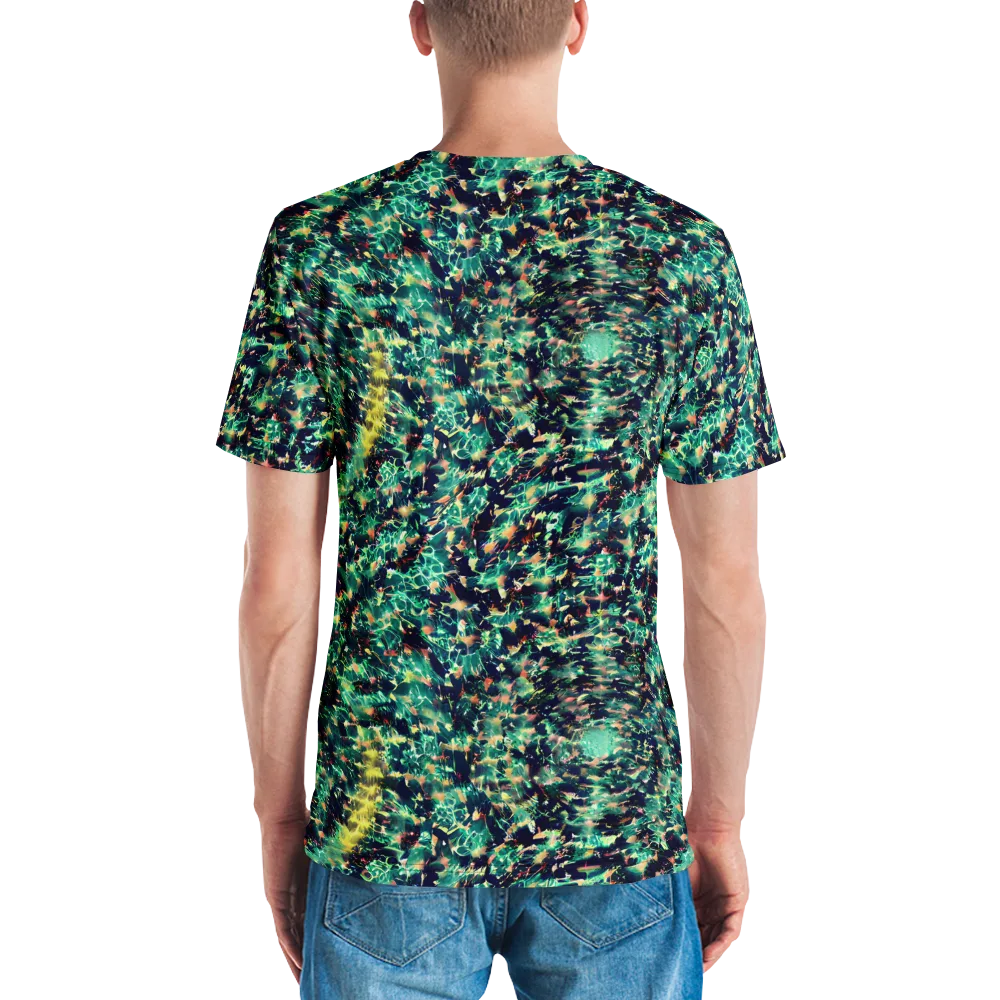 Neon Canopy on Men's Crew Neck T-Shirt — Back