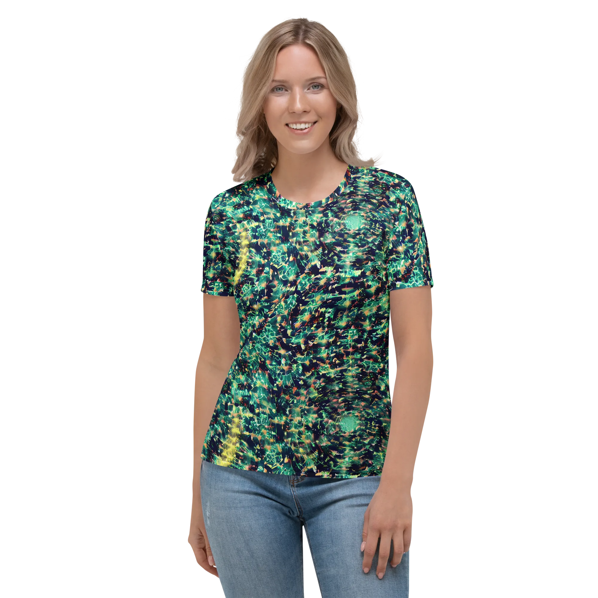 Neon Canopy on Women's Crew Neck T-Shirt — Front
