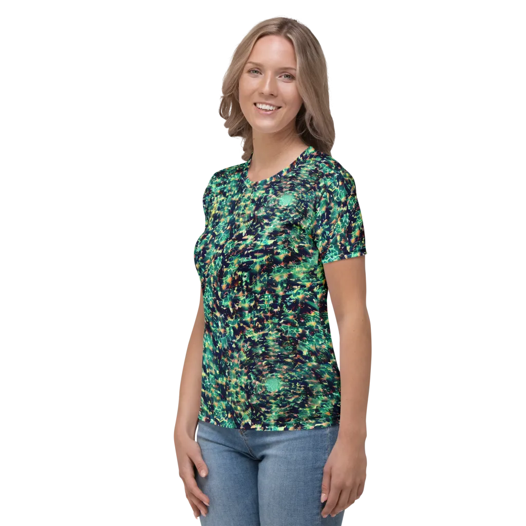 Neon Canopy on Women's Crew Neck T-Shirt — Left