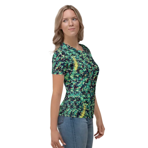 Neon Canopy on a Women's Crew Neck T-Shirt