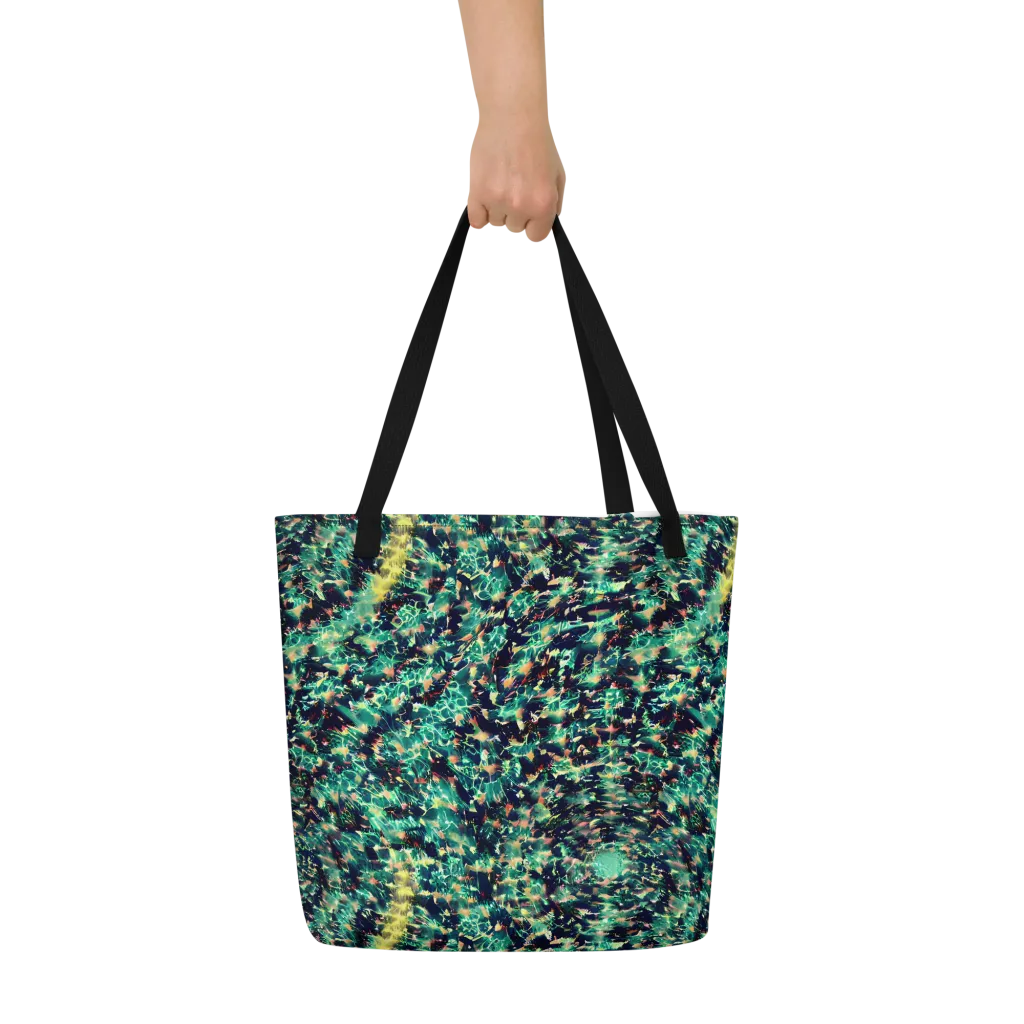 Neon Canopy on Large Tote Bag W/ Pocket — Front