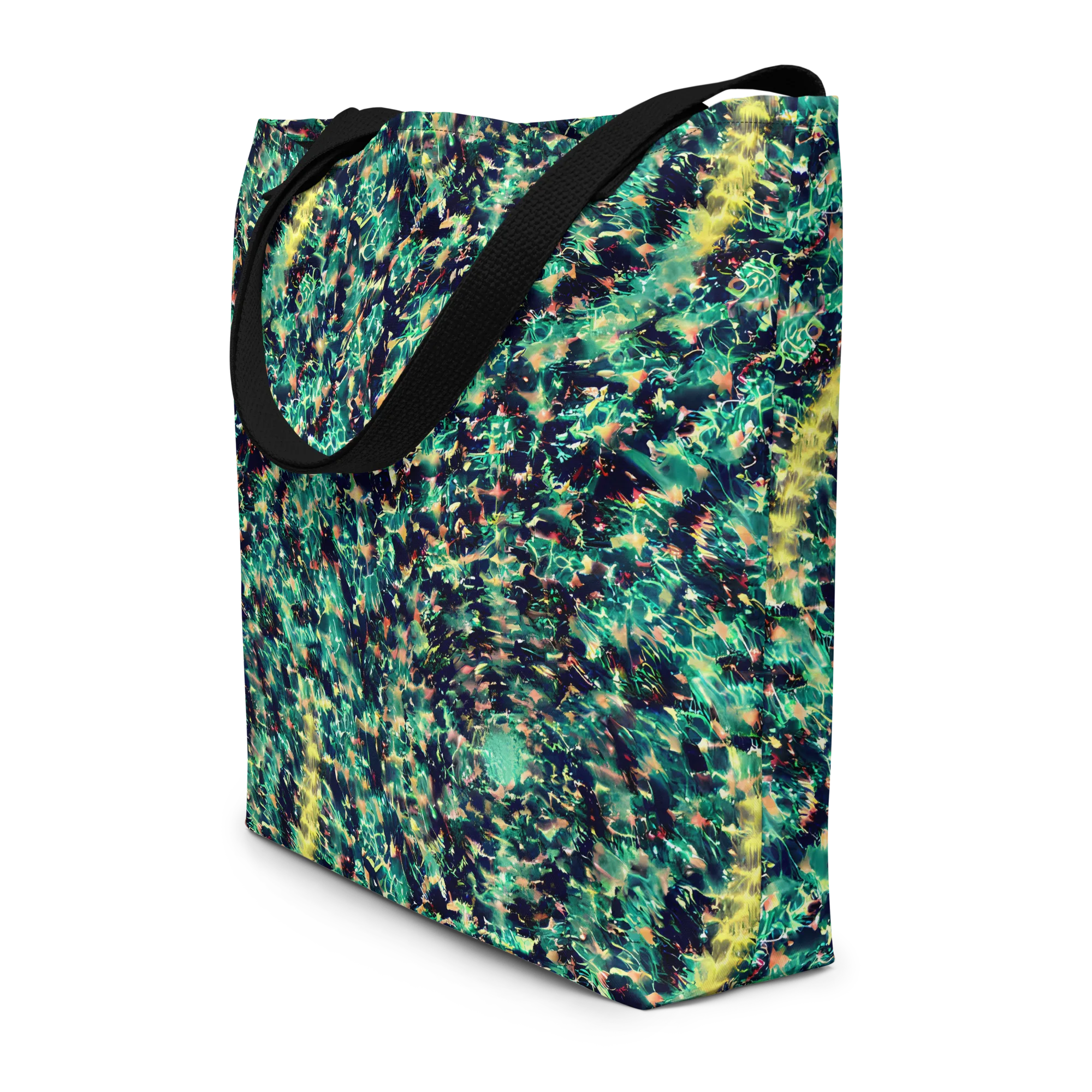 Neon Canopy on Large Tote Bag W/ Pocket — Front
