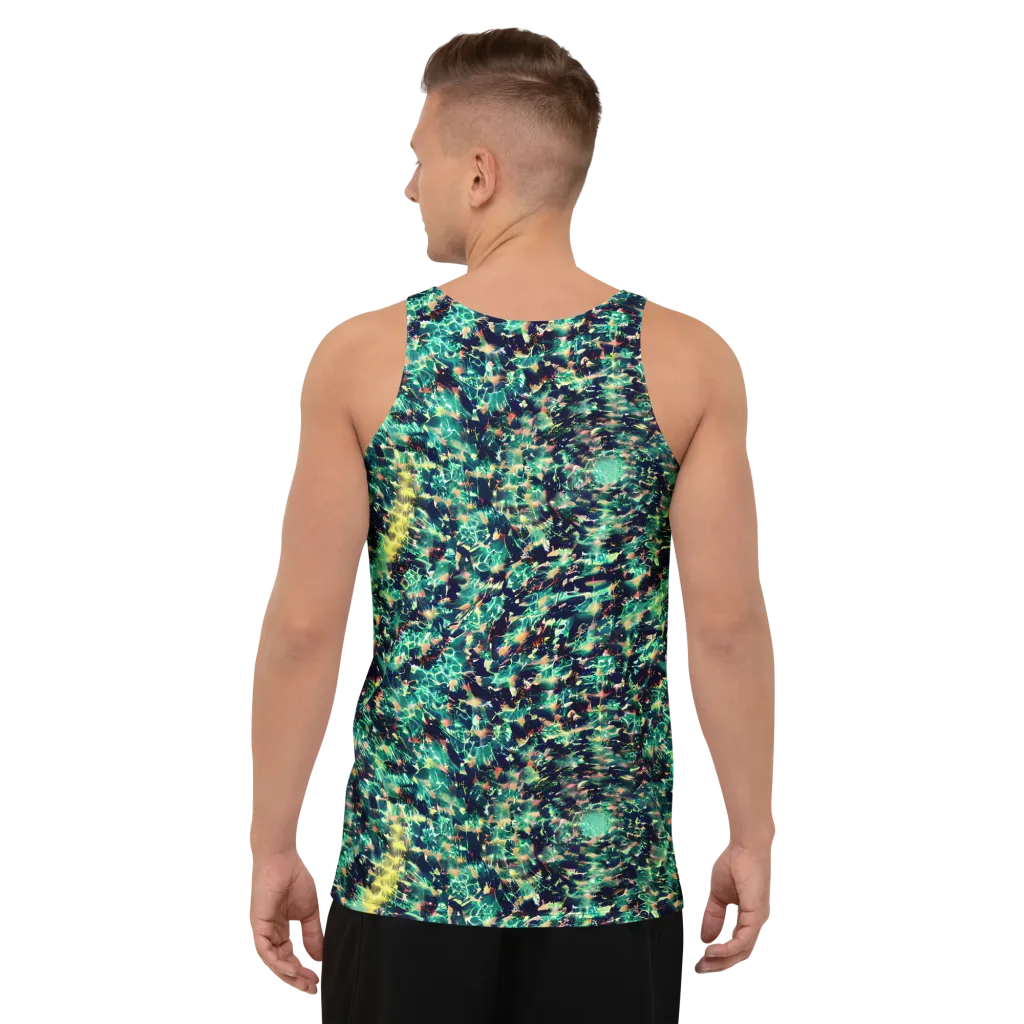 Neon Canopy on Men's Tank Top — Back