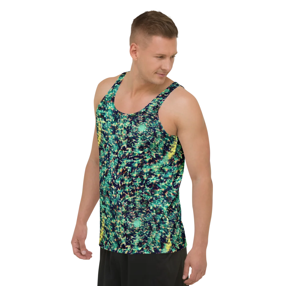 Neon Canopy on Men's Tank Top — Left Front