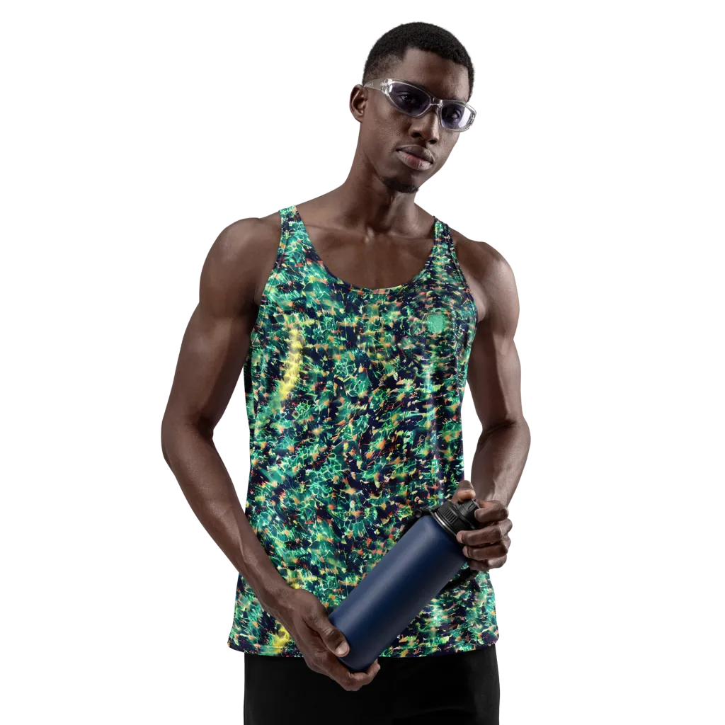 Neon Canopy on Men's Tank Top — Front