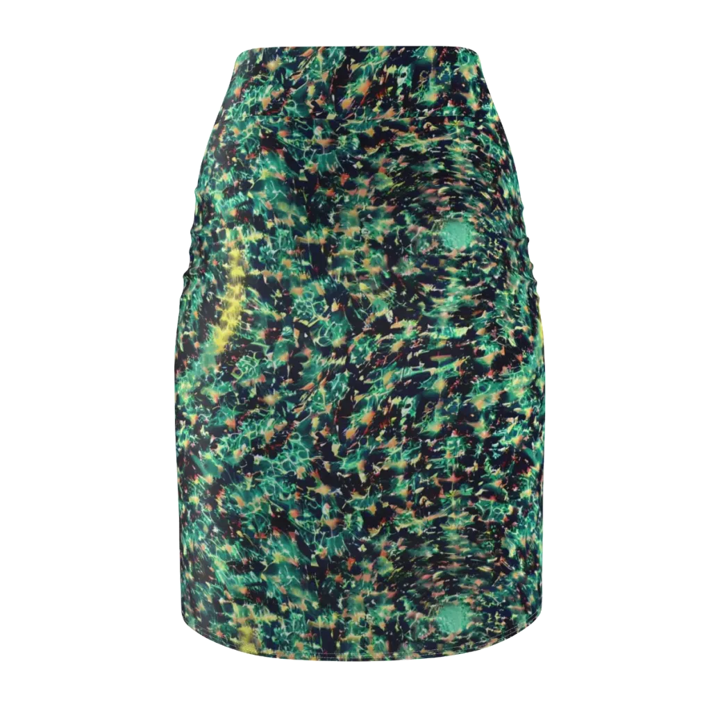 Neon Canopy on Pencil Skirt — Back