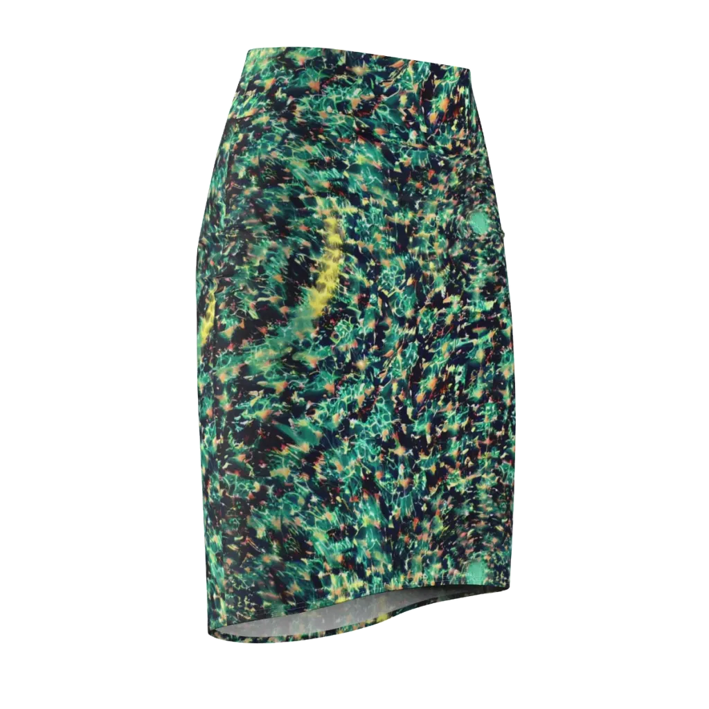 Neon Canopy on Pencil Skirt — Front Side