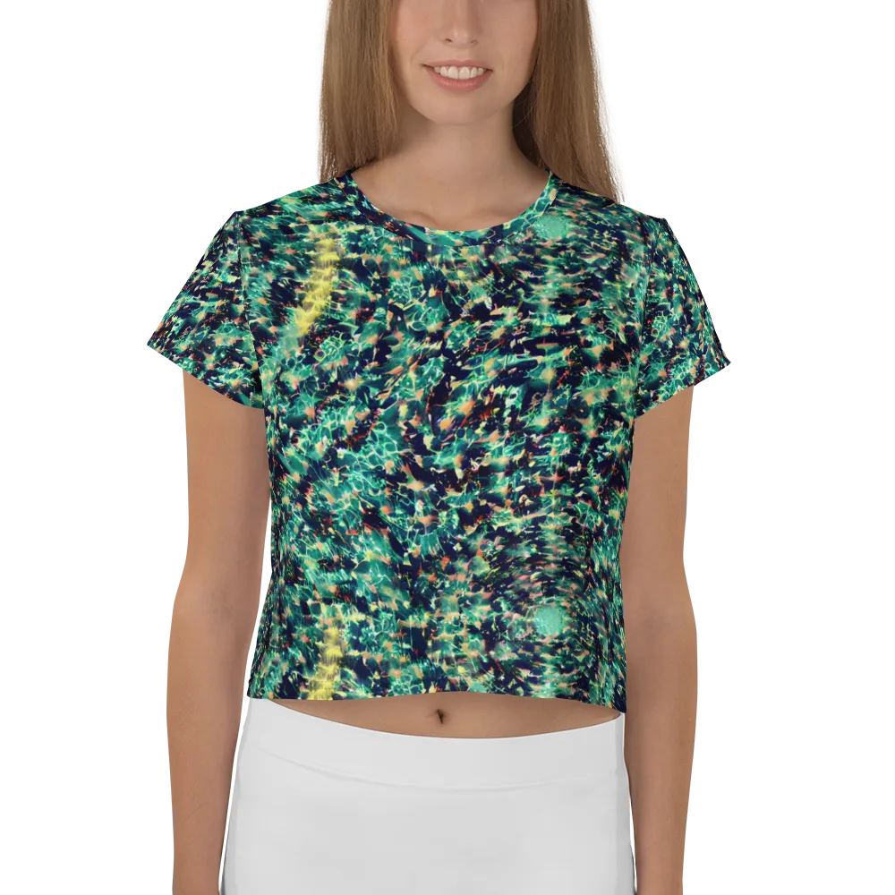 Neon Canopy on Crop Tee — Front