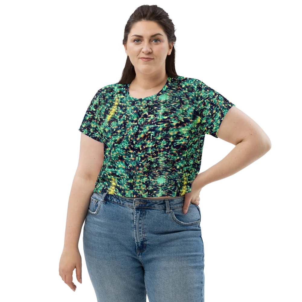 Neon Canopy on Crop Tee — Front