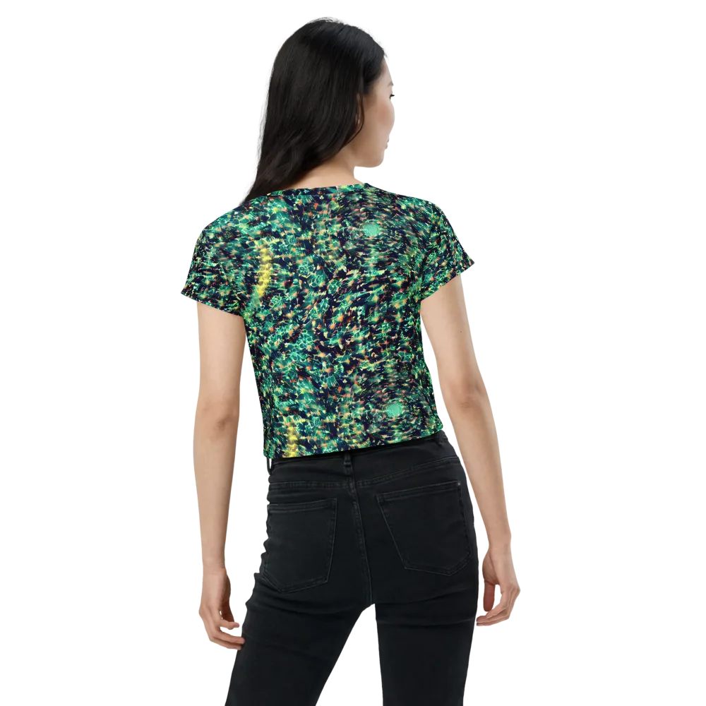 Neon Canopy on Crop Tee — Back