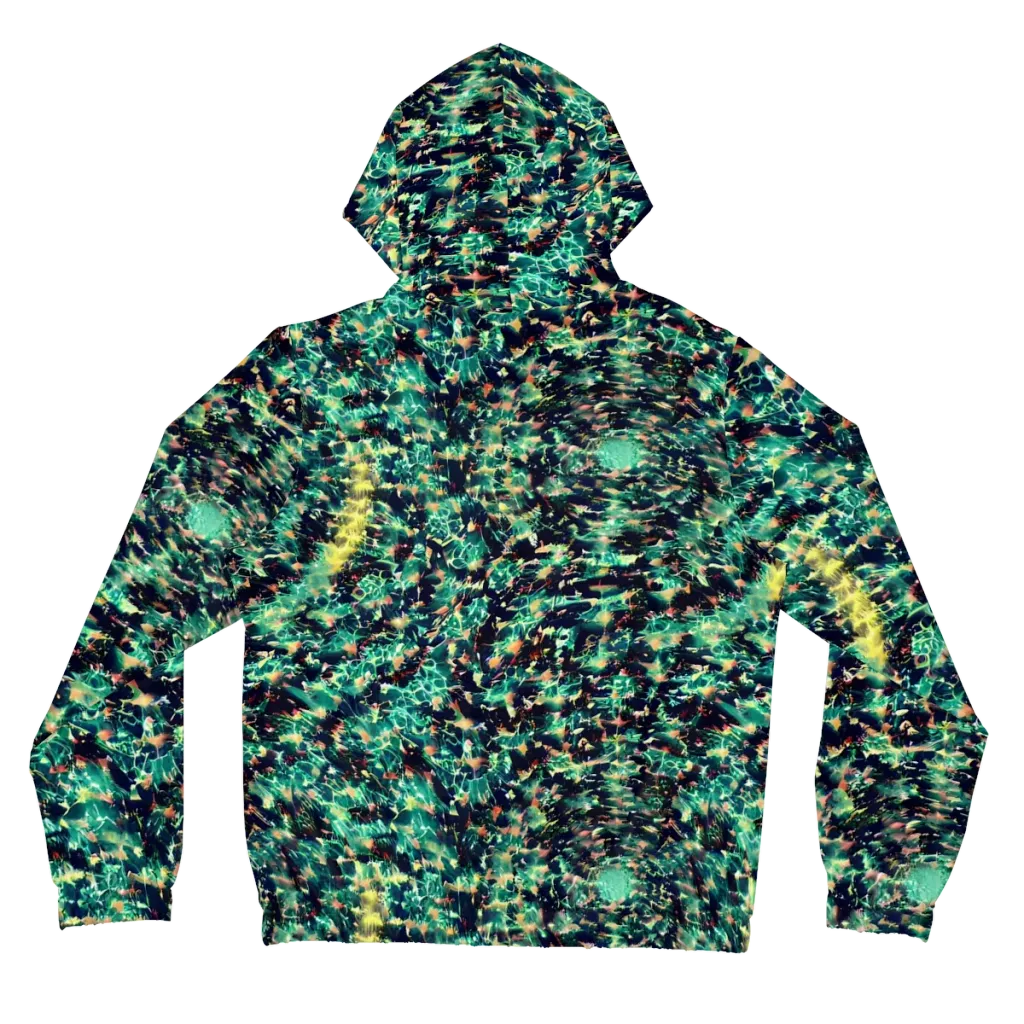 Neon Canopy on Women's Full-Zip Hoodie — Back