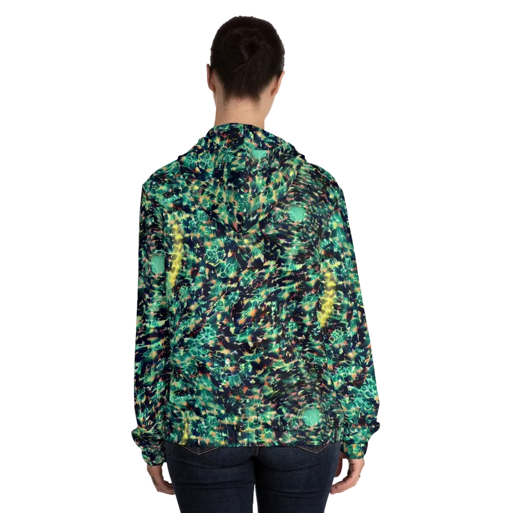 Neon Canopy on Women's Full-Zip Hoodie — Back On Person