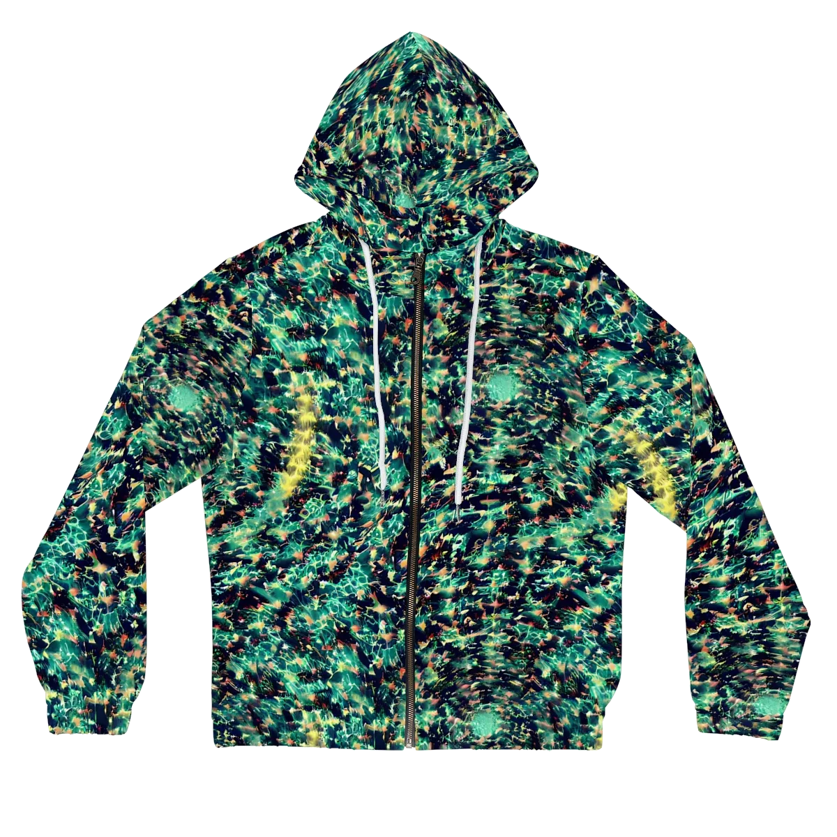 Neon Canopy on Women's Full-Zip Hoodie — Front