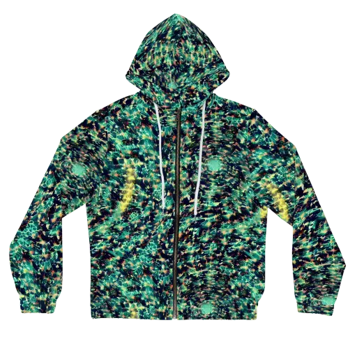 Neon Canopy on a Women's Full-Zip Hoodie