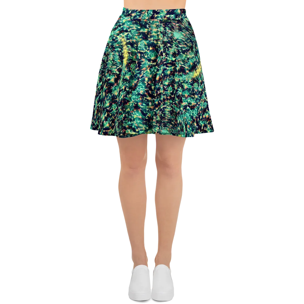 Neon Canopy on Skater Skirt — Front