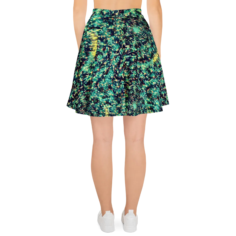 Neon Canopy on Skater Skirt — Back