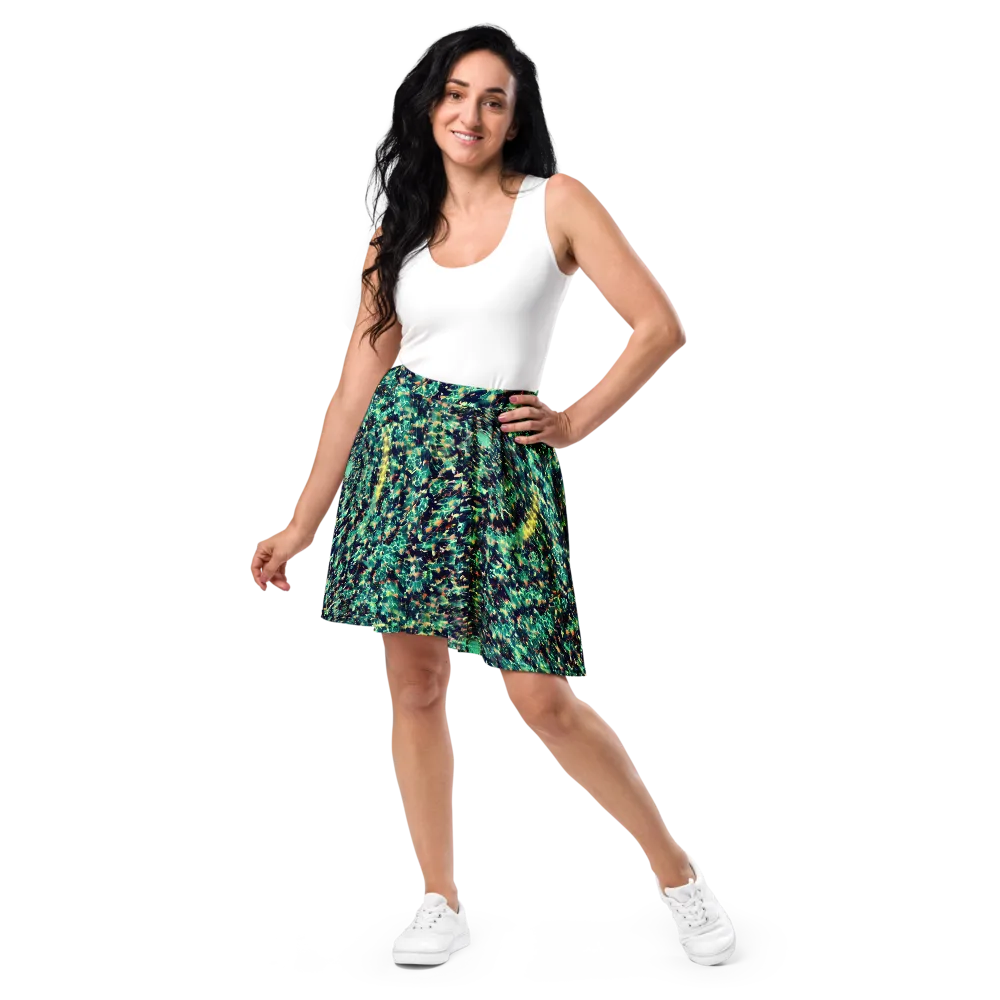 Neon Canopy on Skater Skirt — Front