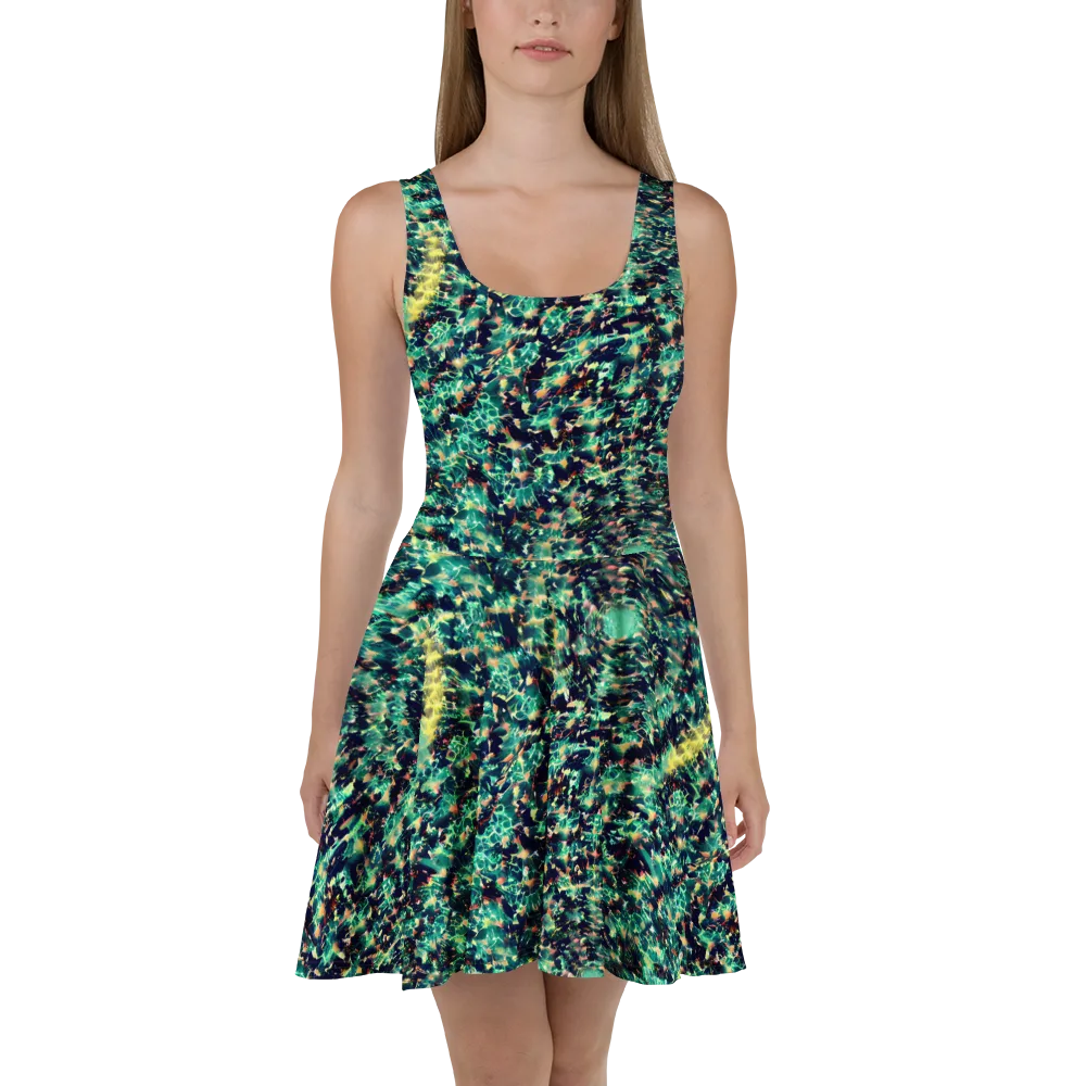Neon Canopy on Skater Dress — Front