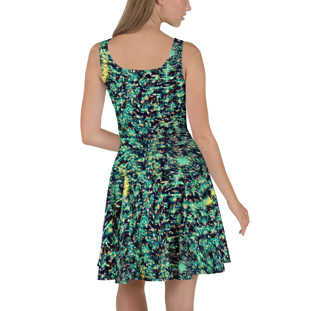 Neon Canopy on Skater Dress — Back