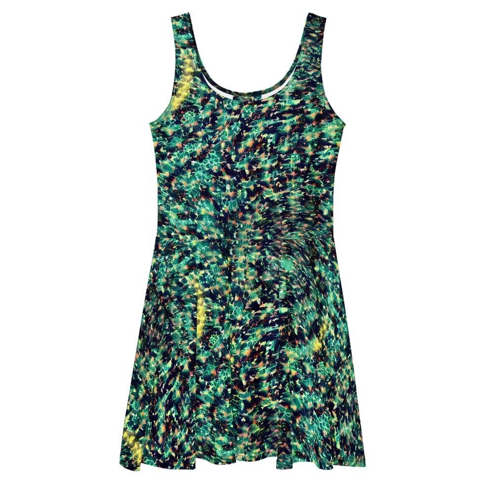 Neon Canopy on Skater Dress — Front