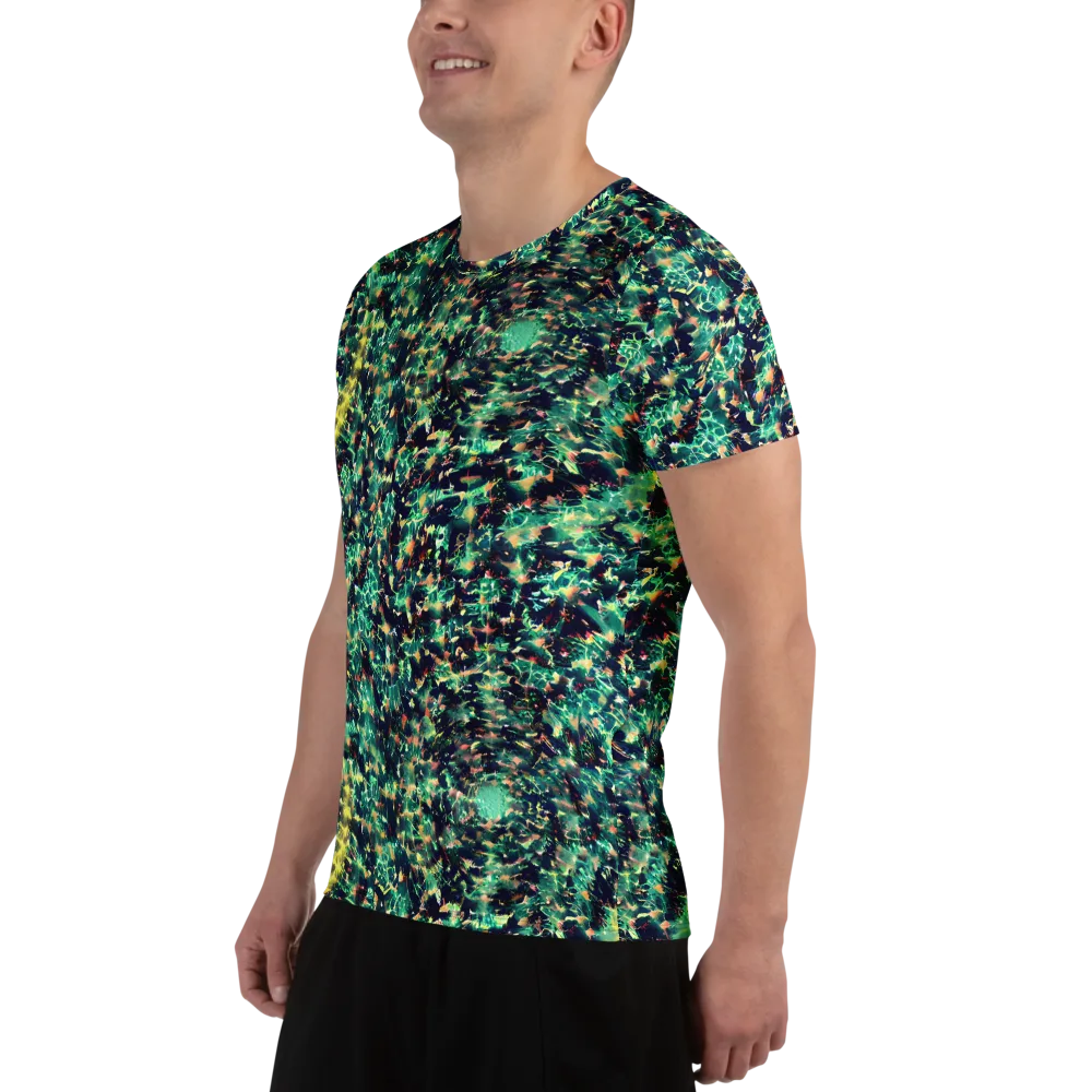 Neon Canopy on Men's Athletic T-Shirt — Left