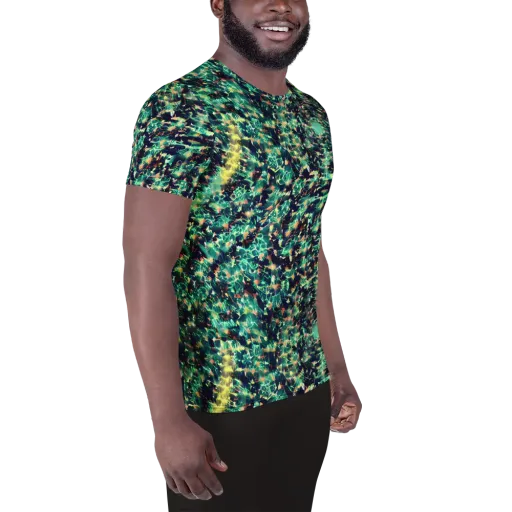 Neon Canopy on a Men's Athletic T-Shirt