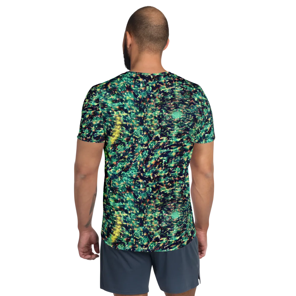 Neon Canopy on Men's Athletic T-Shirt — Back