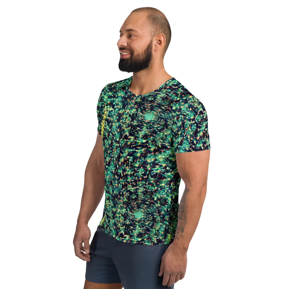 Neon Canopy on Men's Athletic T-Shirt — Left