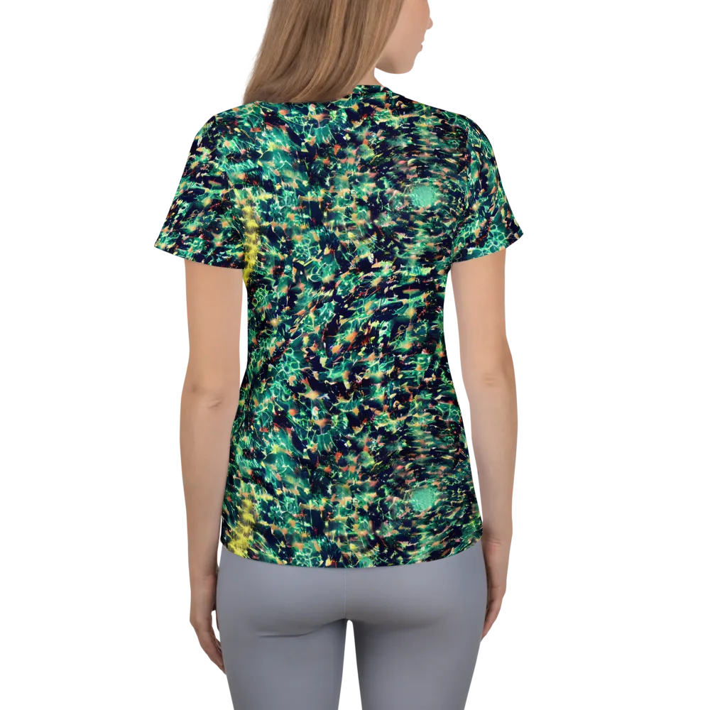 Neon Canopy on Women's Athletic T-Shirt — Back