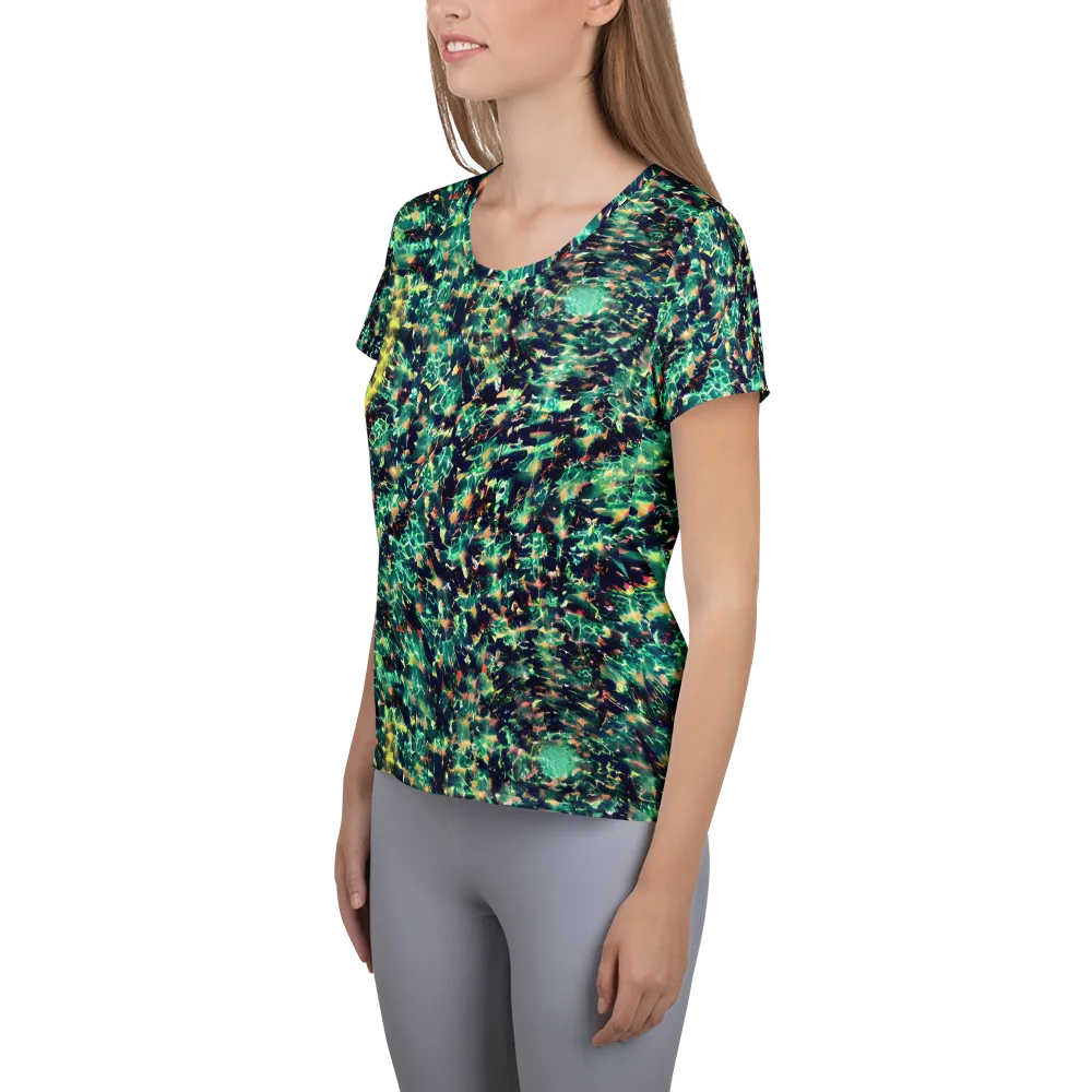 Neon Canopy on Women's Athletic T-Shirt — Left