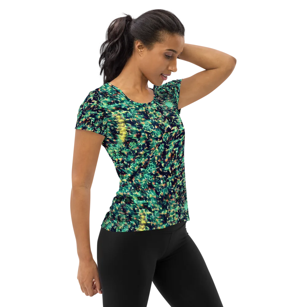 Neon Canopy on Women's Athletic T-Shirt — Right