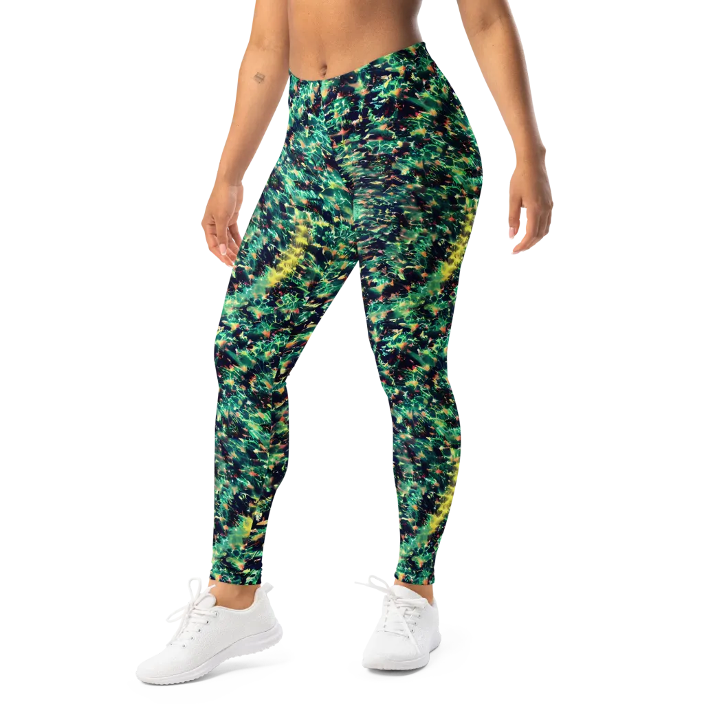 Neon Canopy on Leggings — Left Front