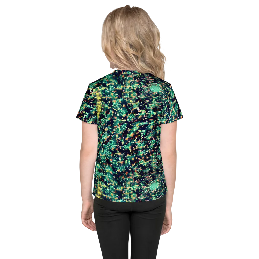 Neon Canopy on Kids Crew Neck T-Shirt — Back