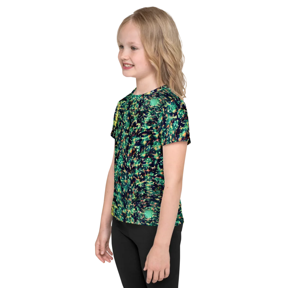 Neon Canopy on Kids Crew Neck T-Shirt — Left