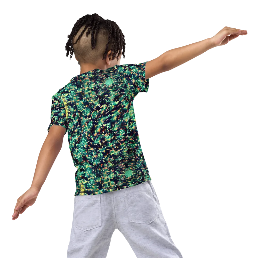 Neon Canopy on Kids Crew Neck T-Shirt — Back