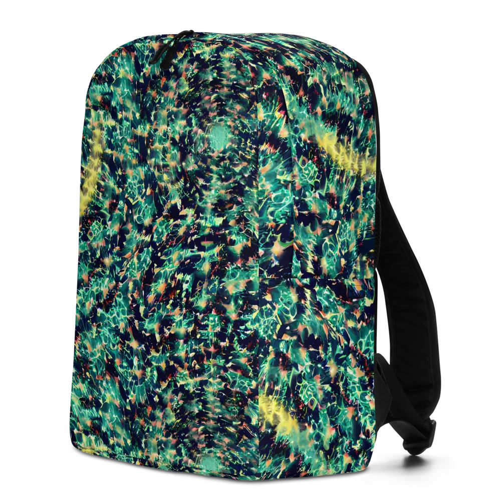 Neon Canopy on Minimalist Backpack — Left