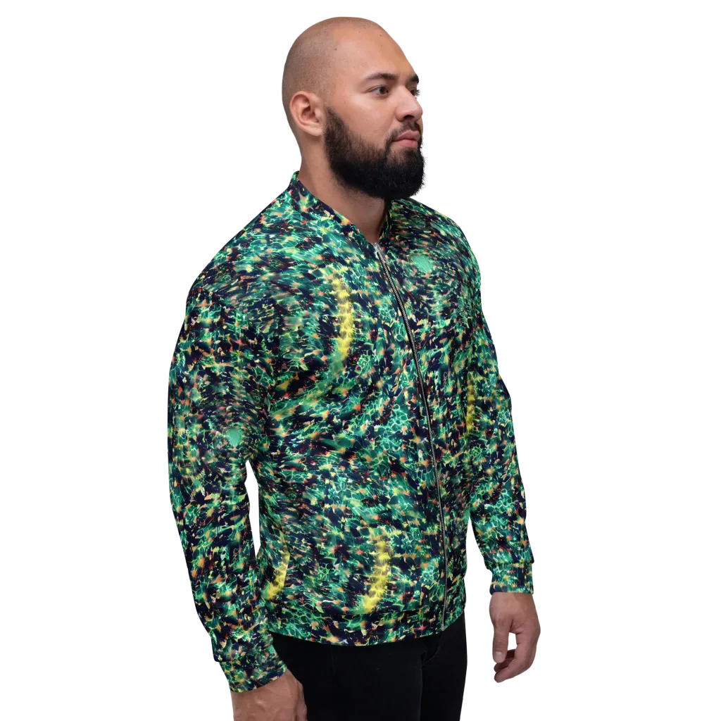 Neon Canopy on Bomber Jacket — Right