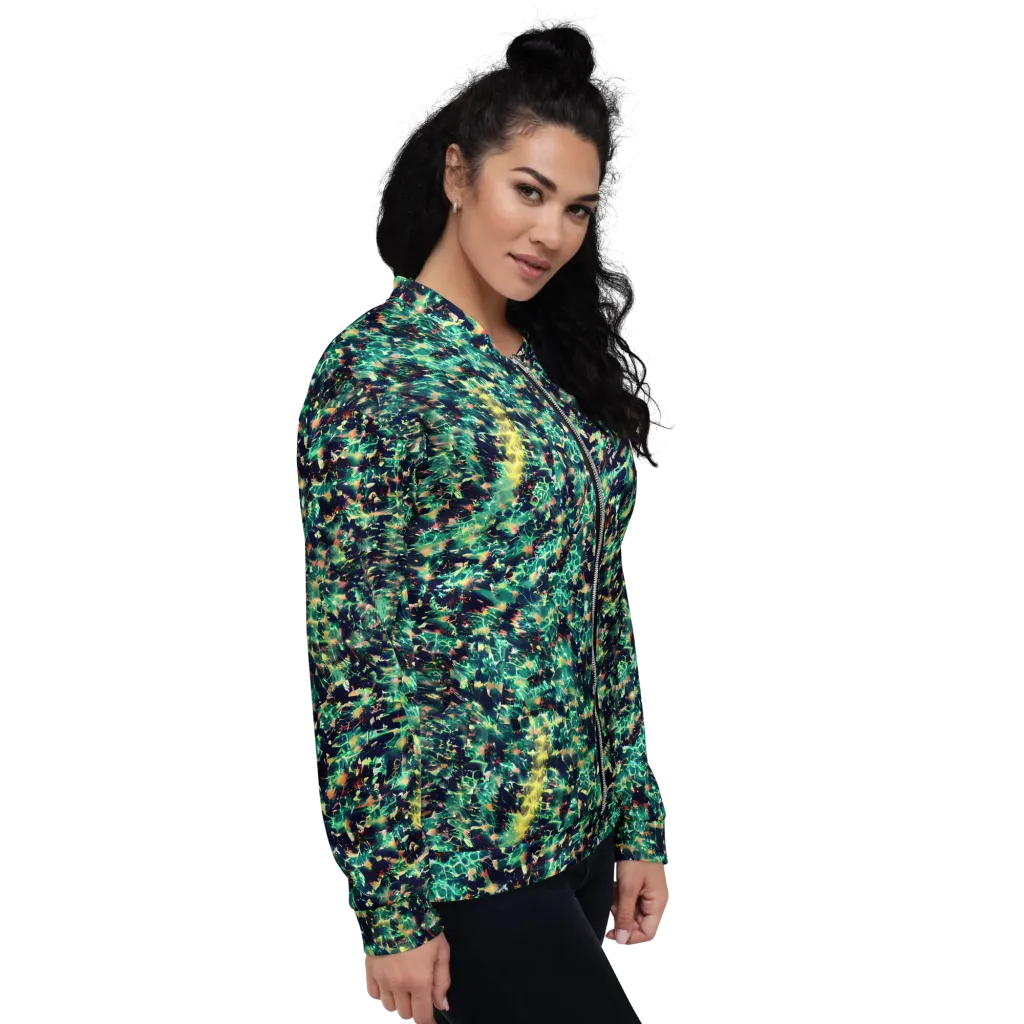 Neon Canopy on Bomber Jacket — Right