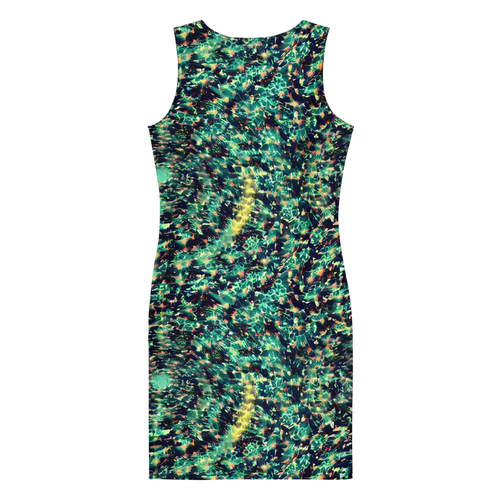 Neon Canopy on Bodycon Dress — Back